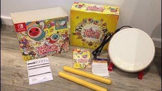 Taiko no Tetsujin Unboxing Europe Release Nintendo Switch Drum Controller