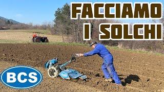 CREATION OF FURROW for POTATO SOWING | 2025 | BCS