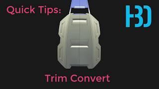 Alias Quick Tips: Trim Convert