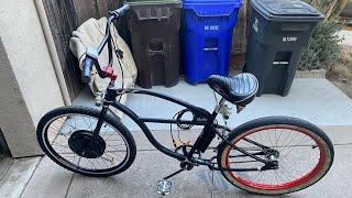 convert my beach cruiser to an E bike, Electric bicycle #electra #electrcriuser #bicycle #ebike