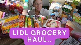 LIDL GROCERY HAUL | FAMILY OF 5