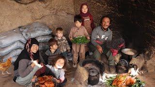 Cold Winter: Cooking Afghan Village Food in a Winter Cave: Twin Children’s Resilient Life