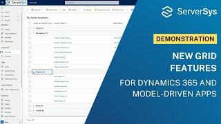 New Grid Features for Dynamics 365 and Model-Driven Power Apps