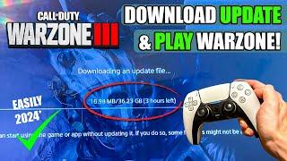 How To Download Warzone 3 Update & PLAY WARZONE RIGHT NOW (Full Guide 2024)