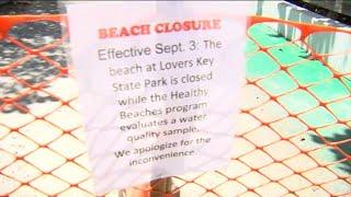 Lovers Key State Park beach closed due to water contamination