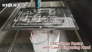 Multi-Purpose CNC Stone Machine with Laser Head