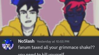 fanum taxed all your grimmace shake??