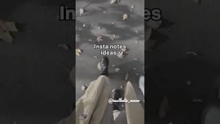 Insta notes ideas  #yt #ytshorts #aesthetic #instanote #notes #ig #whatsappstatus #youtubeshorts