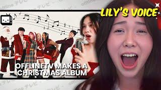 QuarterJade REACTS TO OfflineTV Makes a Christmas Album Video