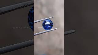 TOP QUALITY ROUND CUT VIVID BLUE SAPPHIRE 7mm #gemsbyrikas