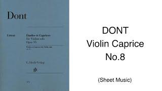 DONT 24 Violin Caprice No.8