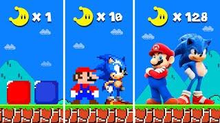 Mario vs Sonic but Moons = More REALISTIC...| Game Animation