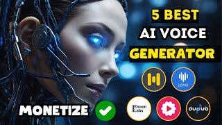 5 BEST Text to Speech AI Tools in 2024! Monetize AI Voiceover