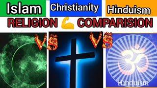 Islam vs christianity vs hinduism religion comparison | Religion comparison |comparison video