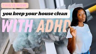 How To Keep Your House Clean With ADHD | Disorganized | 3 Strategies | Victoria Alexander