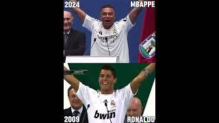 Mbappe Real Madrid Presentation VS Ronaldo Real Madrid Presentation #edit #football #mbappe #ronaldo