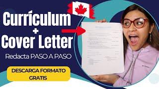 Trabajo en Canadá 100% ASEGURADO‼️con este Curriculum Vitae.Elabora CV Canadiense 2025 Cover letter