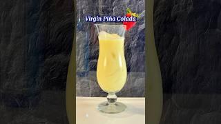 Virgin Pina Colada(a delicious alcohol free cocktail) Recipe in the comments  #mocktail #drinks