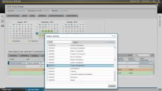 itelligence - SAP Business ByDesign for Professional Services - Editing time sheet information