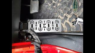 MetalCloak Dead Pedal Install for the Jeep JK