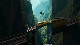 Train in mountains #train  #mountains #nature #naturelovers