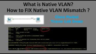 What is Native VLAN  ?  How to Fix Native Vlan Mismatch  Issue ?