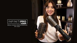 ¿Lista para una rutina de peinado?Cepillo de Aire Giratorio 2 en 1 BC191NN de InfinitiPro by Conair™