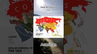 Asia According to American #shorts