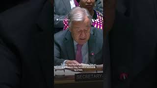 UN chief sounds alarm on rising sea levels  | VOA News