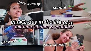 Vlog: a Day in the Life of a Full-Time Student and Youtuber... | Alyssa Howard 