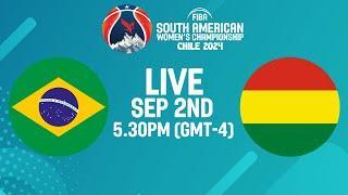 Brazil v Bolivia | Full Basketball Game | FIBA South American Women's Championship 2024