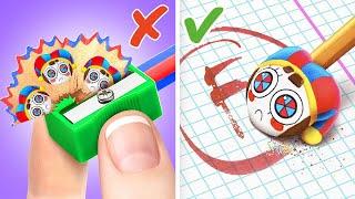 DIY Pomni Eraser ️ *Crazy School Crafts and Gadgets with Digital Circus*