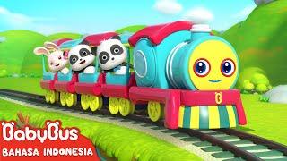 Keteta Kecil Jalan & Nyanyi Lagu Bahagia | Lagu Anak-anak | BabyBus Bahasa Indonesia
