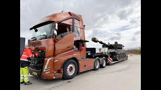 Volvo Truck - Loading the M109 155 mm Howitzer - VOLVO TRUCK