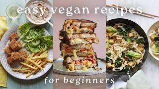 3 EASY VEGAN RECIPES FOR BEGINNERS #VEGANUARY