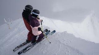 Dropping Into the Big Couloir | March 2024