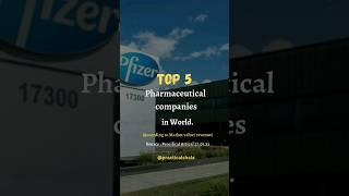 World's Top 5 Pharmaceutical companies. #top5 #pfizer #pharma #pharmacompanies