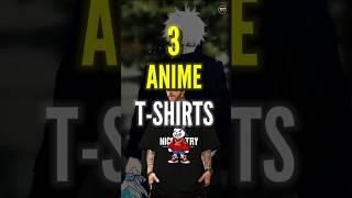 3 Anime T-shirt Under ₹299 From Meesho | #shorts #tshirt #mensfashion