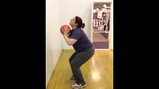 Grow Strong 19. Wall ball. Healthtrax of Hanover.