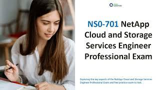 NS0-701 Exam Prep & Free Practice Test for NetApp Cloud and Storage Services Engineer Professional