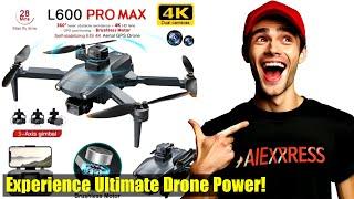 Ultimate Drone Footage: L600 PRO MAX Drone Review  Test Flight | 4K HD Dual Camera, GPS,
