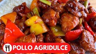 POLLO AGRIDULCE CHINO | RECETA SUPER FÁCIL Y INCREÍBLEMENTE DELICIOSA!!