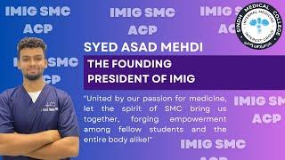 Introducing the President of IMIG