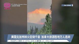 美国北加州林火狂烧千亩 加拿大旅游胜地万人逃命【2024.07.26 八度空间午间新闻】