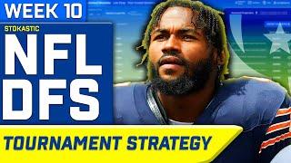 NFL DFS Sims Tournament Strategy Week 10 | NFL DFS Strategy