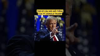 Donald Trump: Những câu nói hay nổi tiếng #nhungcaunoihay #caunoihay #tongthong #donaldtrump #shorts