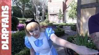 Alice at World Showcase in Epcot Walt Disney World 2017