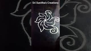 Beautiful rangoli designs Sri Sunitha's Creations.