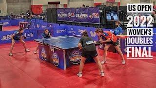 Lily Zhang & Rachel Sung vs Wu Youruo & Shao Luoxuan // 2022 US OPEN TT Women's Open Doubles Final