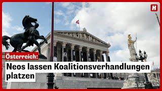 Neos lassen Koalitionsverhandlungen platzen